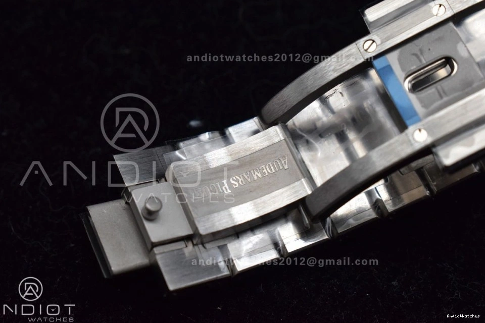 Dial Oak SS 41mm Royal Affordable Textured Clone Best Super on APSF A4302 449 Bracelet Edition SS White 15500 1:1 0504
